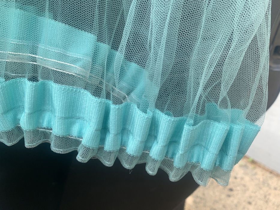 Тюль  готовий з тісьмою