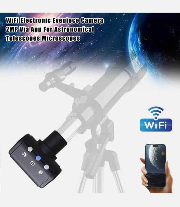 adaptador para telescópio wifi