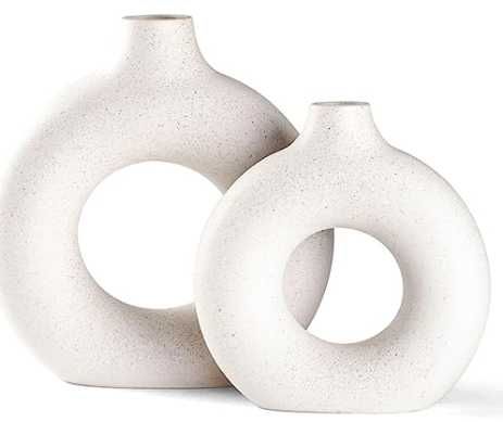 Vaso criativo para decoração moderna de casa, vaso artesanal