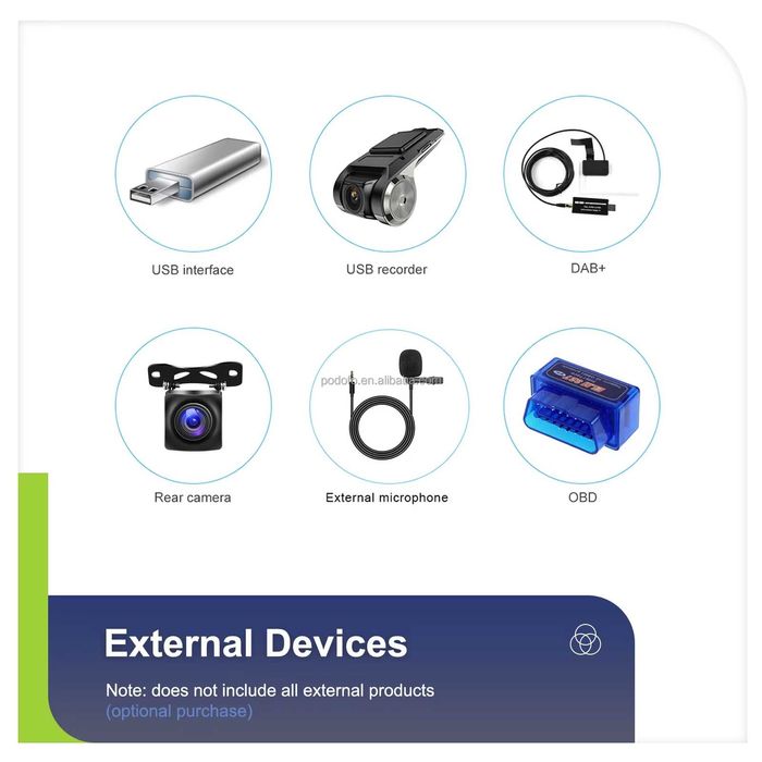 Rádio 4/64GB VW Golf Polo Passat Skoda Seat Carplay Android Auto GPS