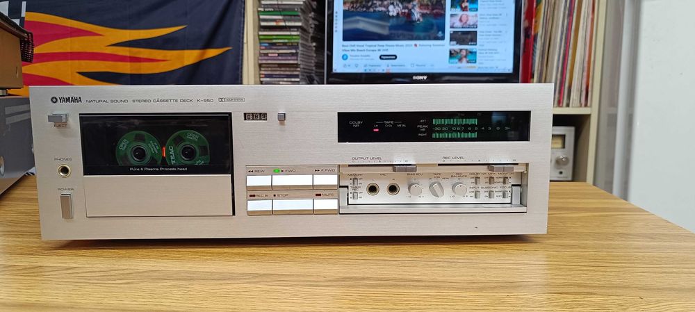 Кассетна дека  Yamaha K-950 (відео роботи перед покупкою ! )