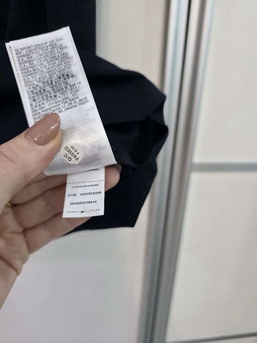 Granatowa nowa koszulka t-shirt męski Tommy Hilfiger L