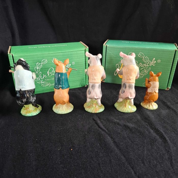 Coleção de figuras de animais em cerâmica original John Beswick