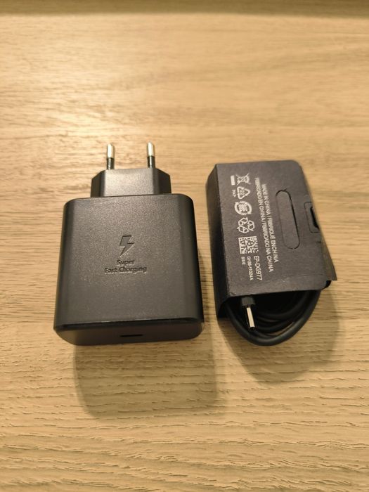 NOWY ZESTAW Szybka Ładowarka 45W do telefonu + kabel USB-C