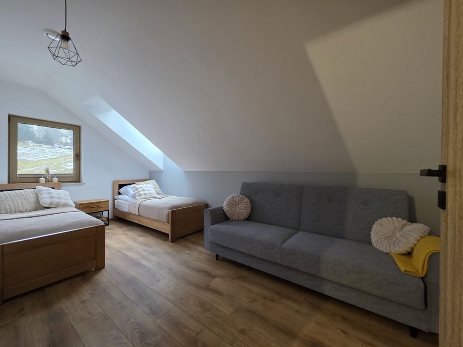 FERIE ZIMOWE . Dom w górach z balią.  Dom za Czadeczką.