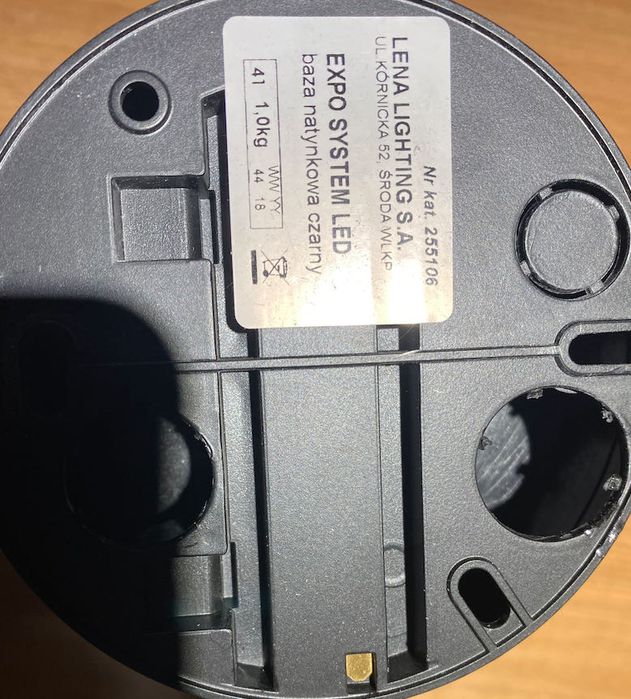 EXPO SYSTEM LED fi 85 3100lm 15st IP20 czarny 840 (28W)