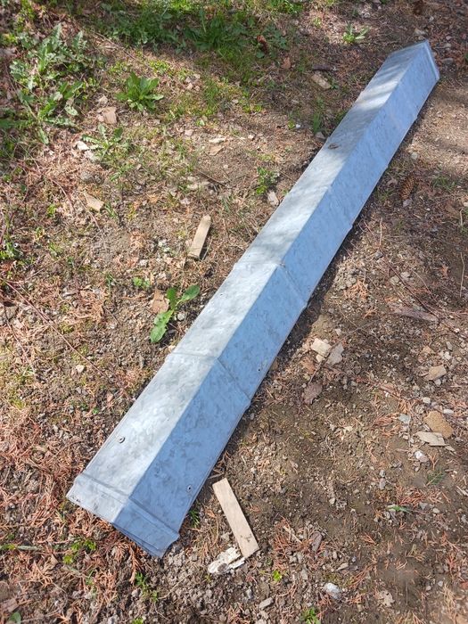 Gąsiory blaszane ocynkowe 14mb