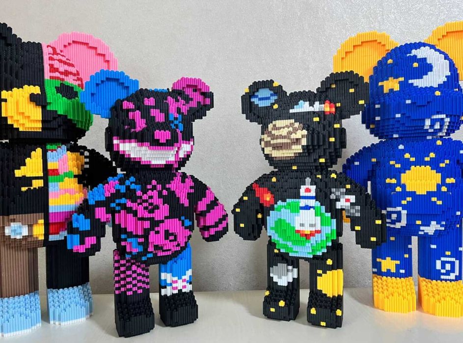 Игрушка Конструктор Magic Blocks Ведмедик Мишка Медвідь Светиться