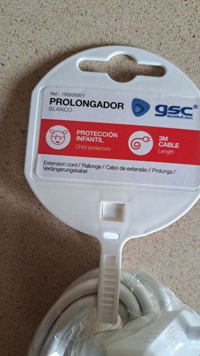 Extensão/ prolongador elétrico 2 metros