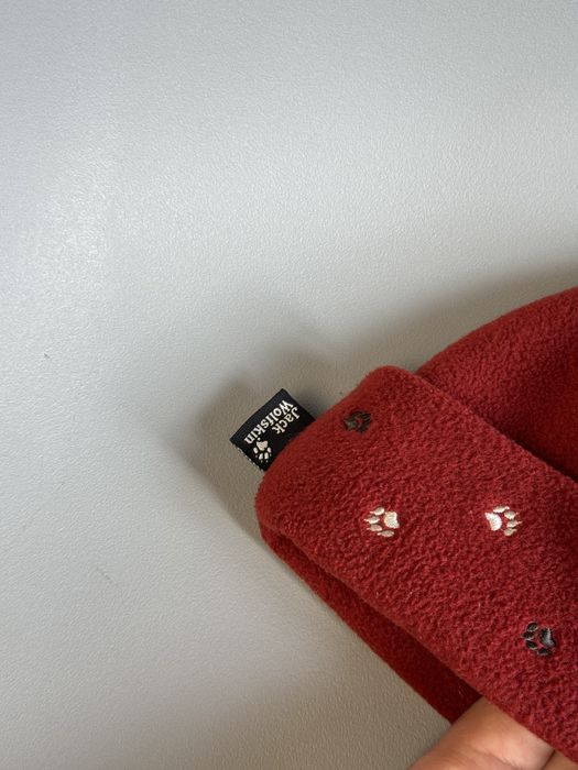 Винтажная флисовая шапка Jack Wolfskin мужская (оригинал)