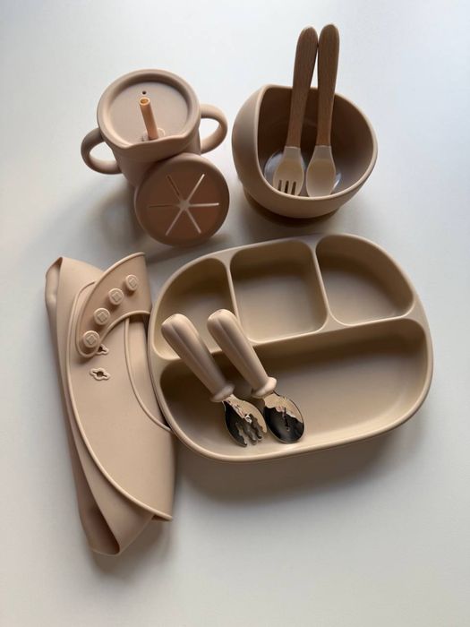 Силіконовий посуд для дітей. Дитячий посуд