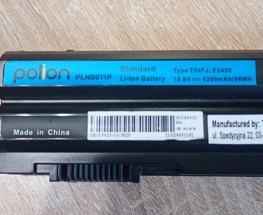 Bateria T54FJ do DELL E5420 E5430 E5520 E5530 E6420 E6440 E6540