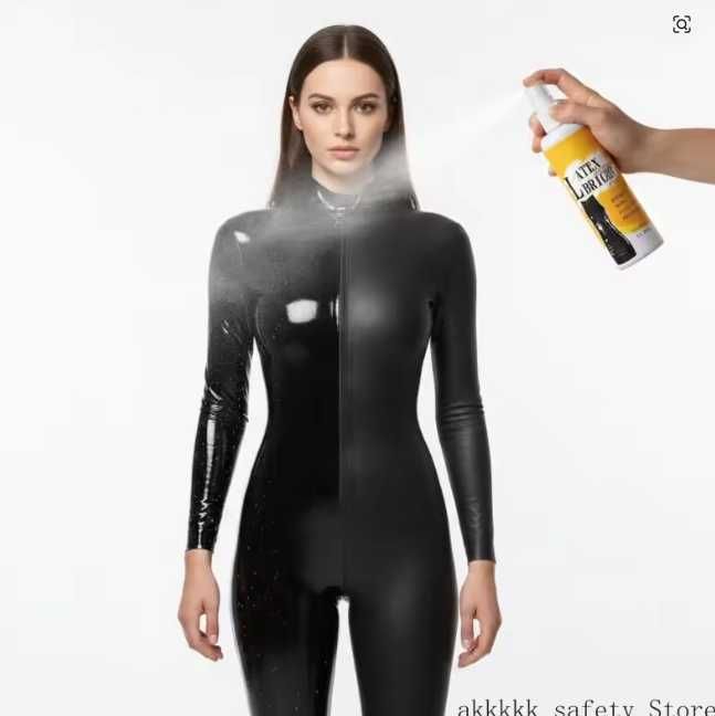 Латексный спрей для костюмов 100 мл высокоинтенсивный водостойкий Latex Латекс Смазка Блеск