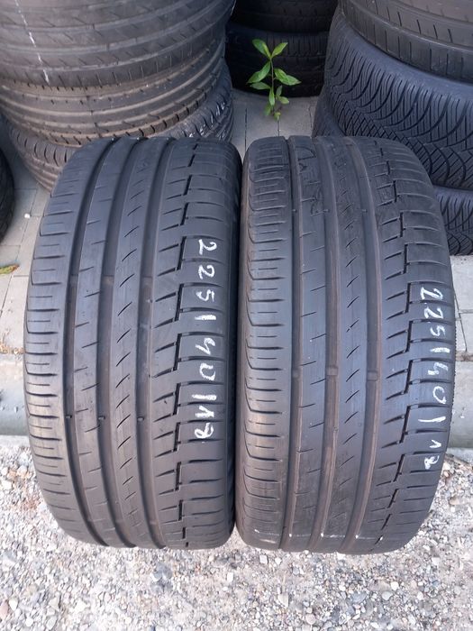 2x Opony Używane Letnie 225/40R18 Continental