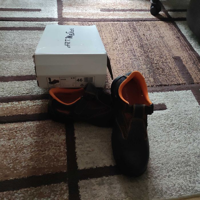 Sandały robocze skórzane