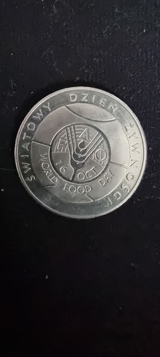 Moneta okolicznościowa Światowy Dzień Żywności 50zł 1981r