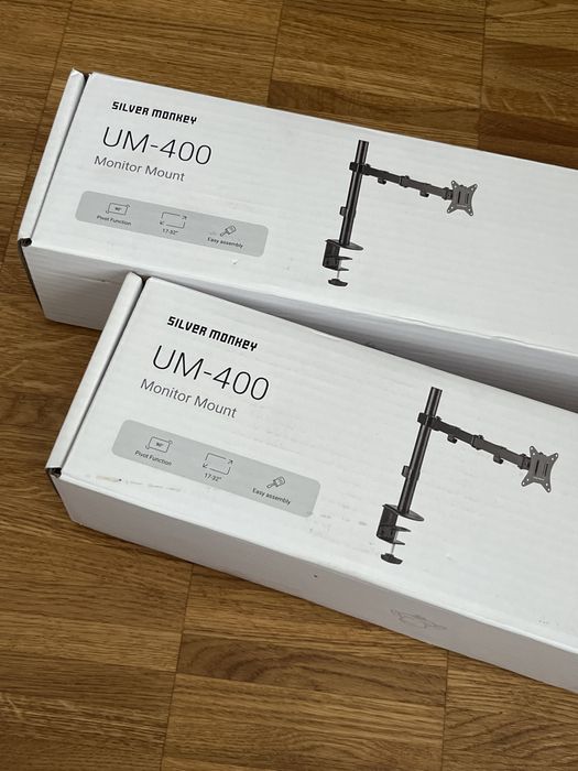 Uchwyt na monitor silvermonkey um-400 Nowy