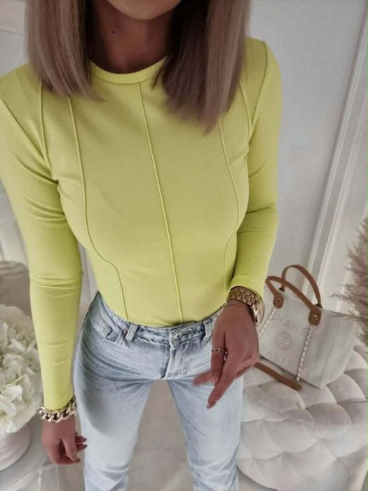 Bluzka limonka Gucci