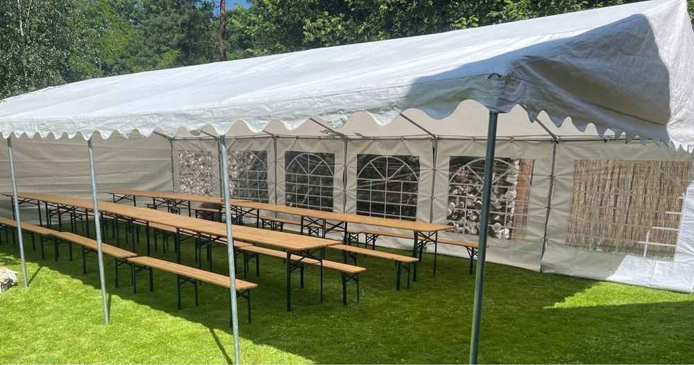 Wynajem NAMIOTY/GRILl/ ŁAWKI stoły zestawy biesiadne, ławostoly / impreza / komunia / urodziny / wesele/ plener