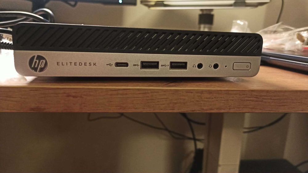 Mini PC komputer HP EliteDesk 800 G4 stacja na serwer i5 8500T 16GBRAM