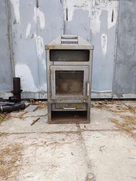 Котел твердопаливний зі склом. На дрова