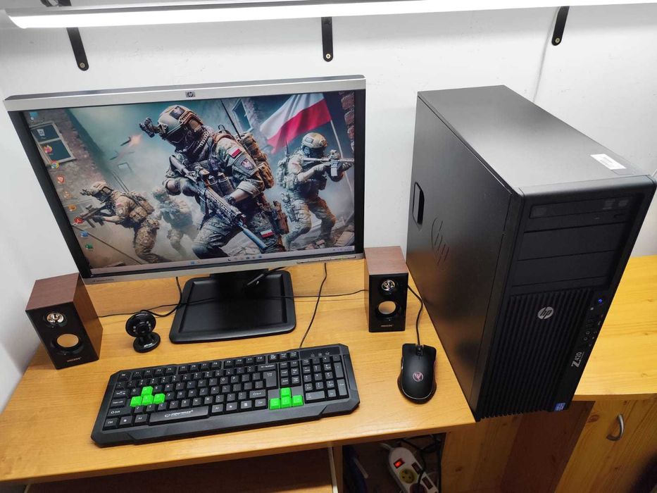 Komputer gamingowy i do pracy.6rdzeni,64GB RAM+RX570 8GB+monitor+akces