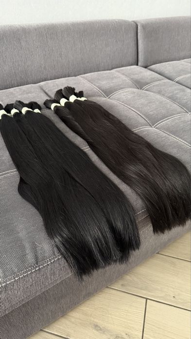 Слов’янське натуральне волосся для нарощування Преміум| Virgin hair