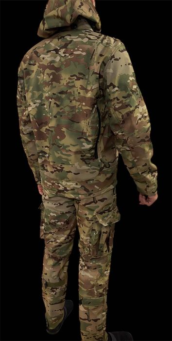 Тактический костюм военный Мультикам Пиксель Softshell Софт Шел Лучший
