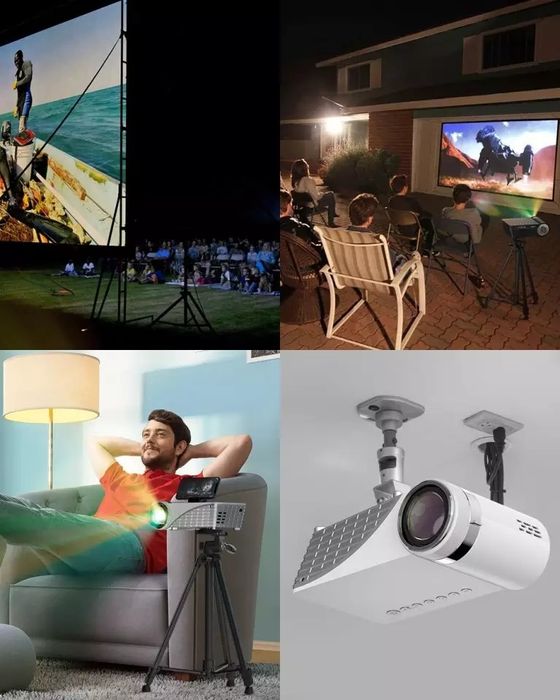 Projector BlitzWolf BW-VP8 WIFI HD Branco SELADO