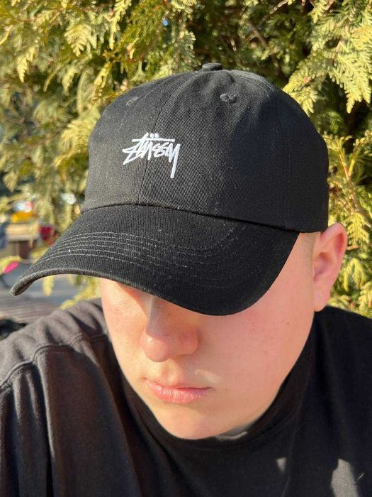 Нові кепки Stussy бейсболки стусі стуссі Stusy кепка чорна сіра біла