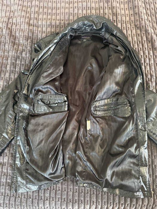 Populer Leather — вінтажна шкіряна куртка Y2K / archive / натуральна шкіра L