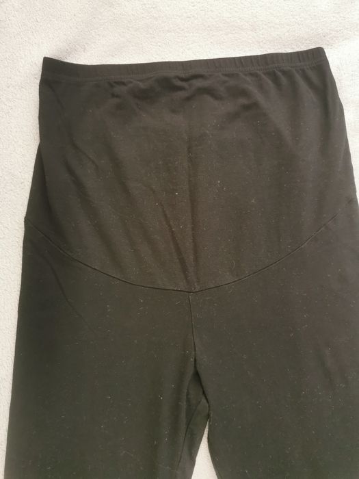 Leginsy ciążowe czarne 3/4 CA Mama