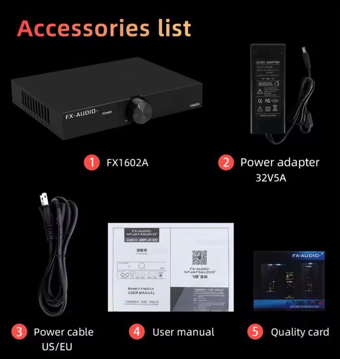 FX Audio FX1602A усилитель мощности 2.1