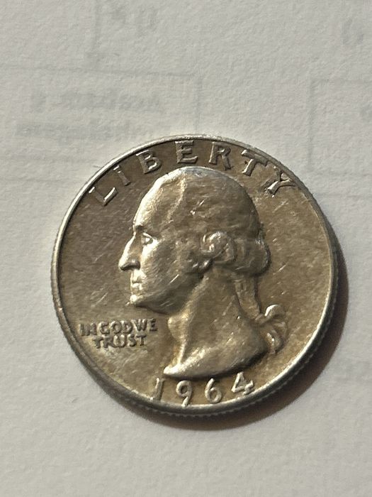 Quarter Dollar 1964 USA PRATA