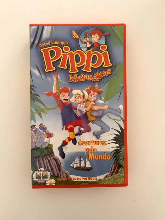 VHS Pipi das Meias Altas - Aventuras Pelo Mundo