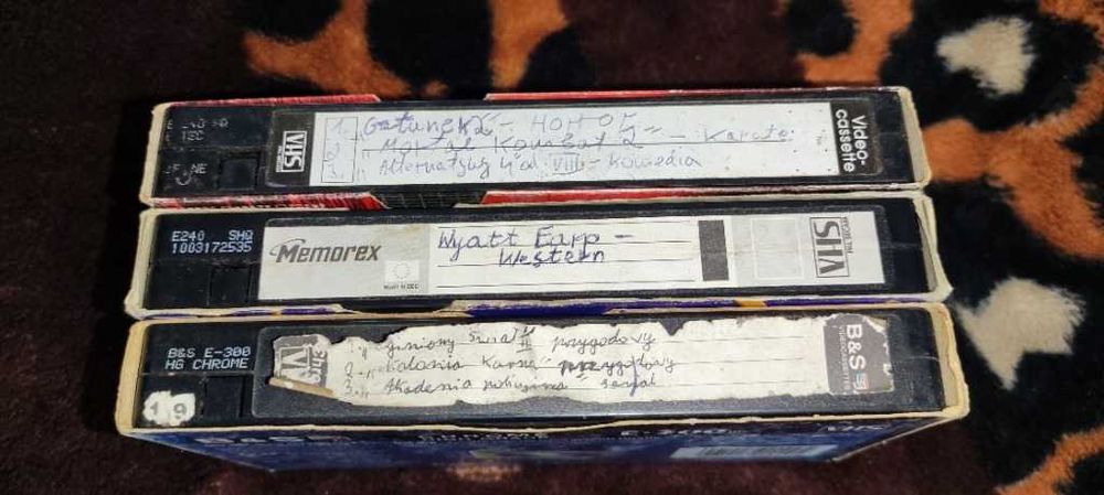 Zestaw kaset VHS