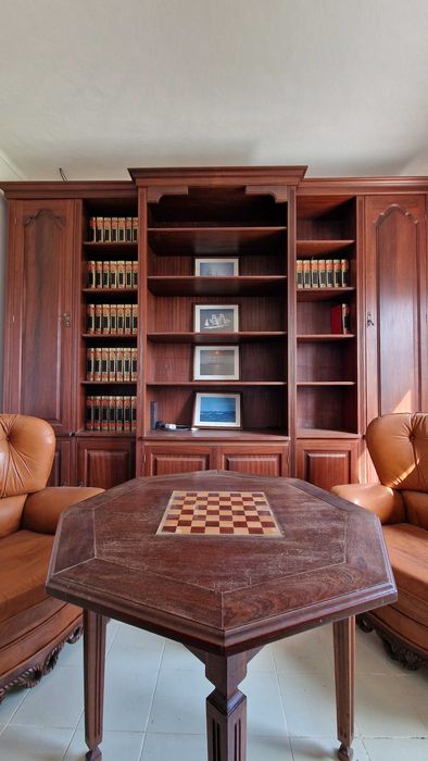 Mesa Xadrez em madeira maciça