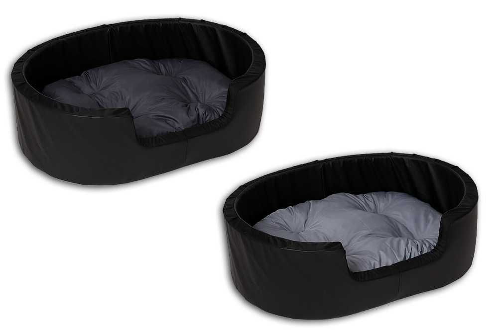 LEGOWISKO,LEGOWISKA,KOJEC dla psa eko-skóra owalne + poduszka