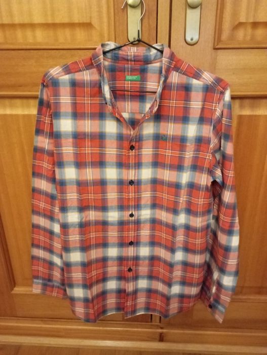 Camisa xadrez Benetton