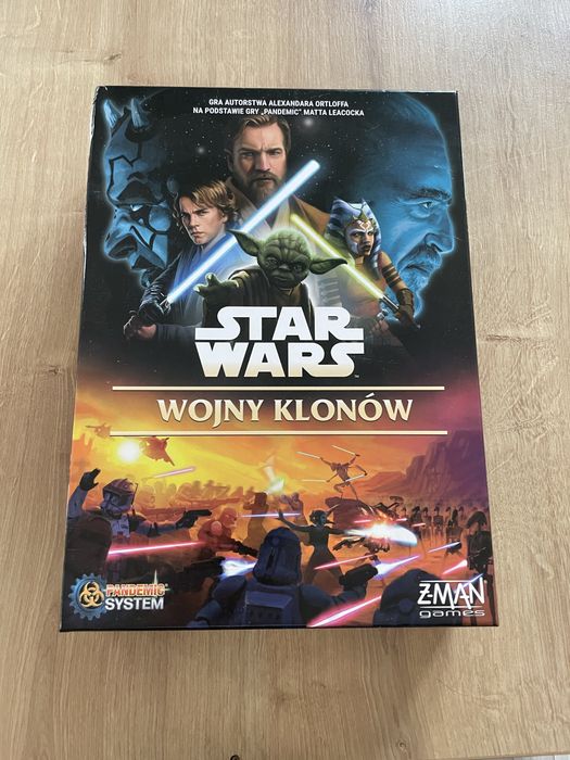 Star wars: wojna klonów Pandemic gra planszowa