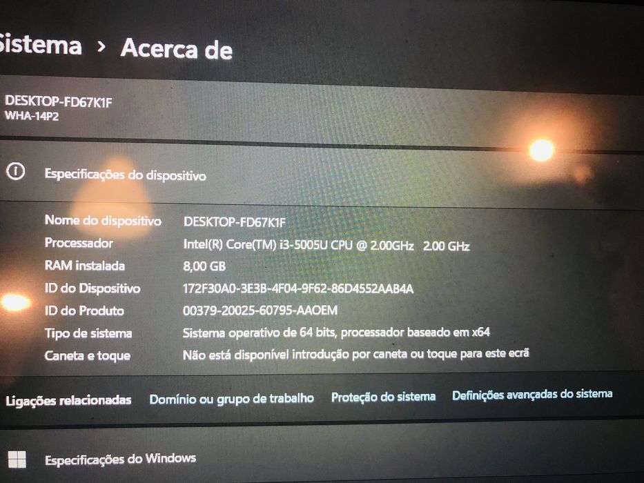 Vendo ou troco Computador Portátil Insys