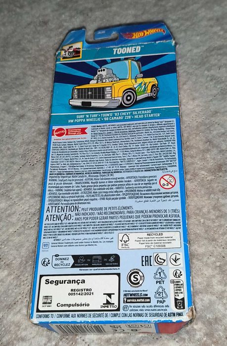 Samochody Hot Wheels Tooned 5-pak