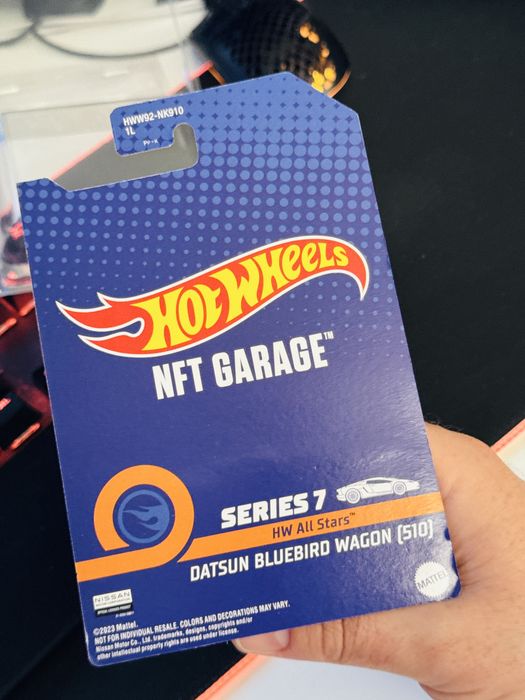 Hot Wheels Datsun Bluebird Wagon 510 NFT unikat NFTH Super Rare 2023