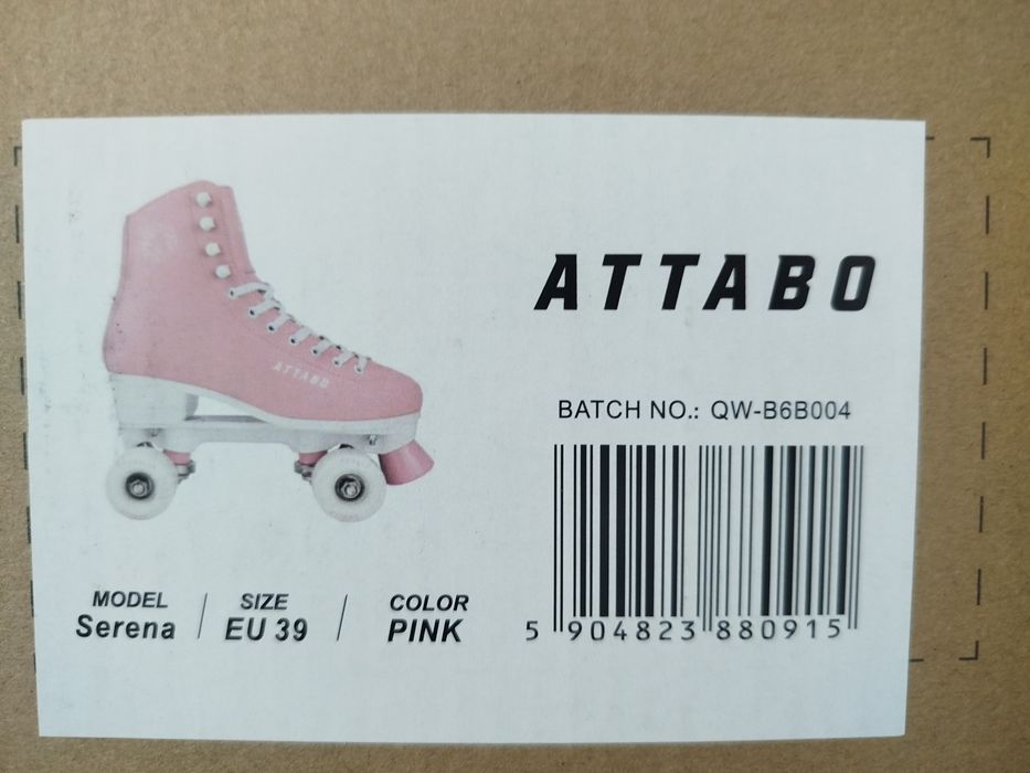 Роликові Ковзани Attabo Serena Рожеві 39