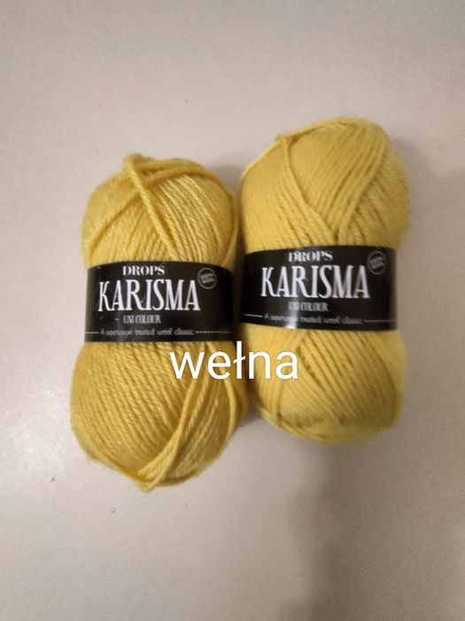 Włóczka wełniana, nowa z metką.