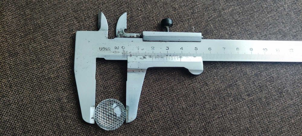 Тир линза оптика на фонарь 19.5 мм