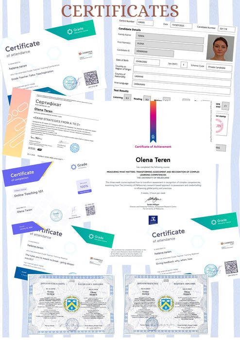 Репетитор / викладач з англійської мови (IELTS C1)