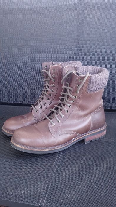 buty NEXT solidne zimowe 43 skóra 28