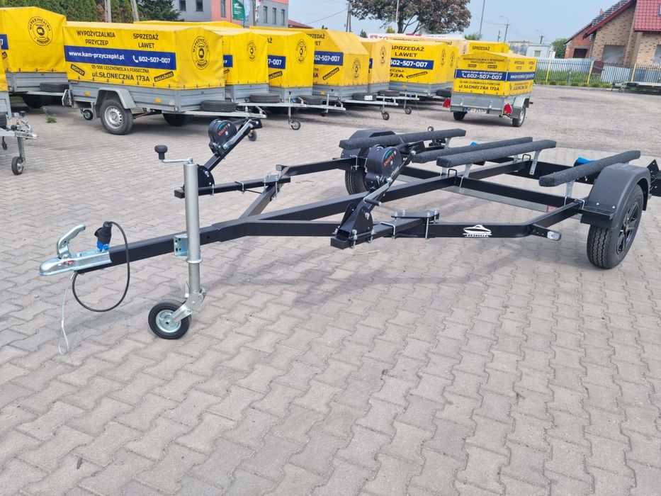 Przyczepa pod dwa skutery wodne DMC do 750 kg oś 1350kg nowa  KamCzepa