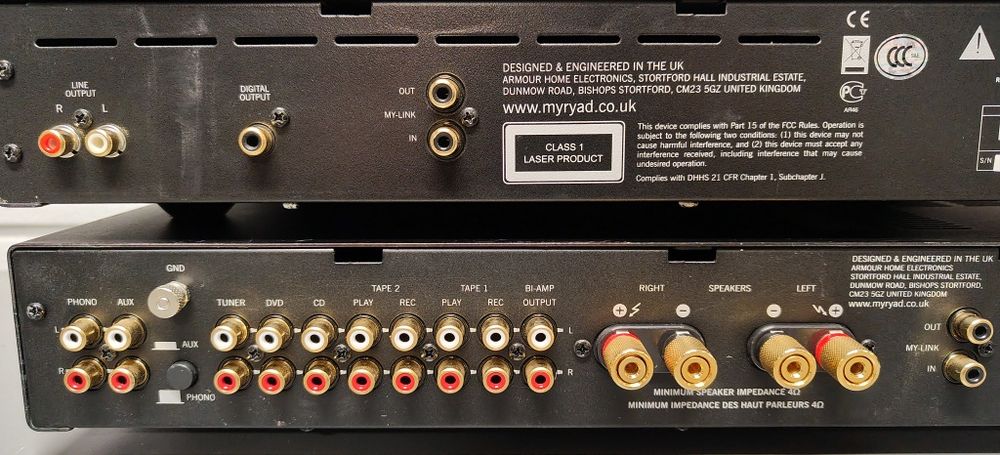 Audiofilski wzmacniacz i CD MYRYAD z142, z114.